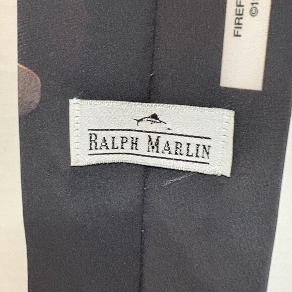 Vintage 1998 Ralph Marlin Firefighter - 1 Dalmatian Tie 56” - Picture 4 of 7